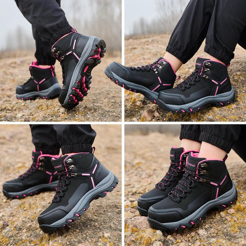 Waterproof Steel Toe Boots For Women Wide Width Non Slip Work Shoes Lightweight Yet Durable Safety Boots With Slip Resistant Soles Built Tough For Construction And Warehouse Jobs Steel Toe Or Composite Toe Options