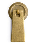 Art Deco Leaf Brass Cabinet Pulls 2.7 Inch Set Of 2 For Furniture And Interior Design Projects, Solid Brass Hardware