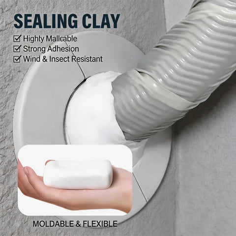 Waterproof Sealant Putty For Quick Fixes No Mess Patch Up Pipes Walls Holes And AC Openings sealing pipe connection