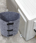 Self Adhesive Soundproof Foam Boards For Ac Compressor Units With Thick Sponge Noise Reduction Blanket For Outdoor Ac Soundproofing No Sweat Install and Solid Noise Stopping Power next to grey felt noise barrier.