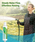 Person using Garden Hose Water Filter for Plants Reduces Chlorine And Odor Improves Plant Health Ideal For Organic Gardening