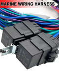 Marine Tilt Trim Wiring Harness Kit With Relay Reset Circuit Breaker for PT 130 PT 35 Jack Plate PL 65 7014G Cable Kit