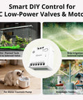 Zigbee 3.0 Dry Contact Relay With Wide AC DC Input For Smart Home Hubs, Local Control And Mesh Repeater, Works With Alexa And Google Home, Ideal For Smart Garage Doors, Boilers, DC Motors, And Solenoid Valves. White module shown for valves and motors
