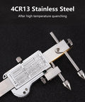 Offset Centerline Caliper For Hole Center Distance Measurement With Digital Vernier Ruler And Cone Probe Stainless Steel