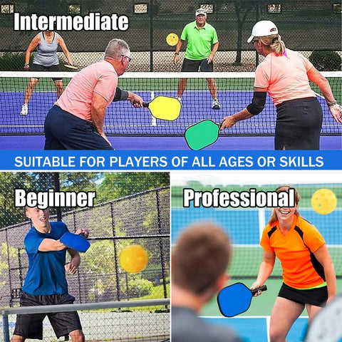 Outdoor Pickleball Balls With 40 Holes For Superior Durability And Stability, Seamless Design For Repeated Hits, High Visibility
