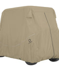 Fairway Long Roof Four Person Golf Cart Quick Fit Cover For Yamaha Club Car EZ Go Weatherproof Shield Against Sun Rain And Dirt