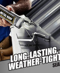 Copper Metal Roof Sealant For Aluminum Copper Galvanized Steel And Coated Metals Flexible Elastomeric Polymer Caulk UV Resistant 9.5 Oz Cartridge