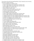 Compatibility list for Mini Lathe Change Gear Set for 7x10 to 7x16 metal lathes, includes various model names and manufacturers.