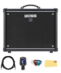 Katana 50 Gen 3 50-Watt 1x12 Guitar Combo Amp Bundle With GearLux Cable, Tuner, Picks, and Austin Bazaar Polishing Cloth