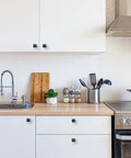 25 Pack Matte Black Square Cabinet Knobs Made From Solid Zinc For Built Tough Rust Resistant Kitchen And Bath Hardware Fit For Cupboards