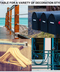 Various uses of 8 Pack Square Post Bases 1x1 Stainless Steel Flange Anchors for fence, deck, railing, mailboxes, and hangers.