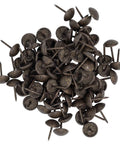 Premium Upholstery Tacks Nailhead Decorative Trim For Furniture Seven Sixteenth Inch Diameter 200 Count In Dark Antique Brass Pro Grade Finish