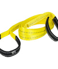 One Inch By Ten Foot Performance Engineered Cargo Lift Sling With Flat Eye Loops Type Three Class Seven, yellow webbing