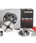 Pro Tek G3 Wood Lathe Chuck Kit With 2 Inch Jaws Dovetail And Serrated Inner Face Clockwise Tightening Updated Chuck Key 6 Point