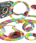 Twister Tracks 360 Loop Neon Glow In The Dark Track Set With 13 Feet Of Flexible Track and LED Car