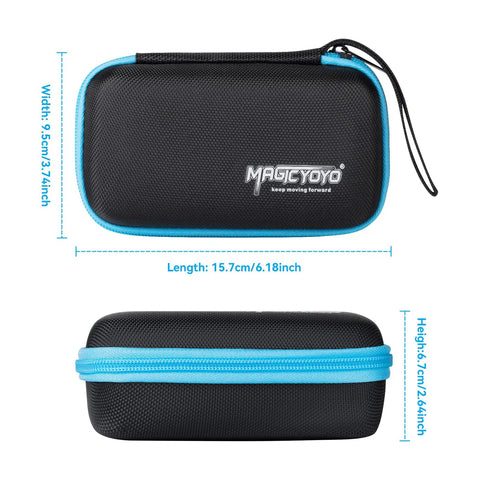 Yo-Yo Storage Bag With Soft Foam Padding, Holds Multiple Yo-Yos And Accessories, Lightweight Professional Case dimensions