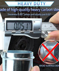Digital caliper measuring Heavy Duty Trailer Hub Dust Caps Set 1.98 Inch Fits 2000-3500 Lb EZ Lube and Standard Axles
