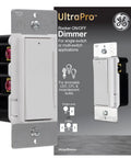 Rocker Dimmer Switch For LED Lights With On Off Paddle Full Range Dimming Single Pole Or 3 Way Energy Saving UL Listed White Finish