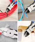 Two Pack 6 Inch Precision Flush Cutters With Spring Loaded Diagonal Side Cutting Pliers For Crafts Jewelry Making Electronics 3D Printing And Floral Projects Clean Sharp Cuts Every Time cutting wires and cables