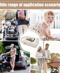 Compact Wet Wipe Organizer For Diapers And On The Go Essentials Lightweight Reusable Travel Case shown in various outdoor scenarios