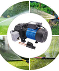 1 HP Shallow And Deep Well Pump With Ejector Kit Workhorse Cast Iron Jet Water Pump Auto Pressure Switch 110V