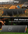 400W Portable Solar Panel For Power Station Power Up On The Go High Efficiency Twenty Four Percent Etfe Foldable Charger