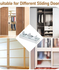 Two Pack Sliding Closet Door Floor Guides With Carpet Risers For An Adjustable Fit For Doors From 3/4 To 1 3/8 Inch Thick collage