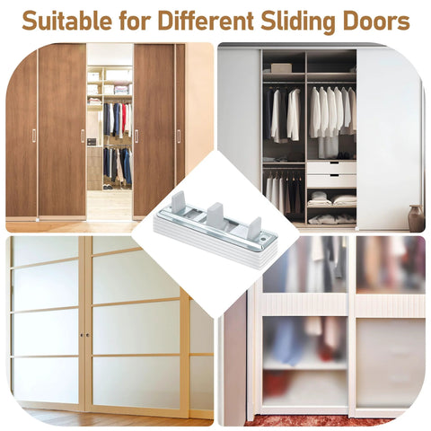 Two Pack Sliding Closet Door Floor Guides With Carpet Risers For An Adjustable Fit For Doors From 3/4 To 1 3/8 Inch Thick collage