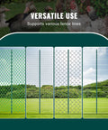 Beefy 7 Feet U Channel Fence Post Set 10 Pack With 50 Zip Ties And 20 Clips for diverse outdoor wire fencing solutions