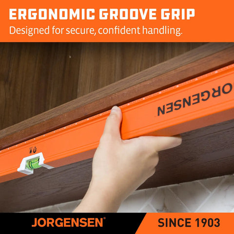 Top Shelf 48 Inch Magnetic LED Box Level With Glowing Bubble Tubes Delivers Dead On Accuracy At 45 90 And 180 Degrees For Hassle Free Layout On Any Daily Build Site