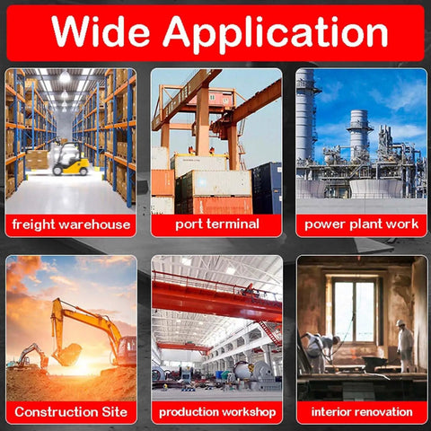 Wide application of Built Like A Tank One Ton Manual Hand Chain Hoist Featuring Dual Pawl Safety Brake And Two Heavy Duty Hooks in various settings.