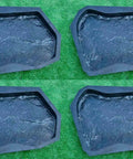4 Piece Concrete Molds Set for Casting Paving Stones, Garden Paths and Patio Stone, Durable ABS Plastic Molds for Easy DIY Outdoor Stonework