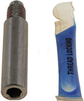 Oversized Brake Caliper Bolt Kit Direct Replacement with thread locking paste, ideal for stripped holes in select models.