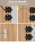 4 Pack Heavy Duty Magnetic Push Latch For Cabinets And Doors installation guide on wooden cabinet
