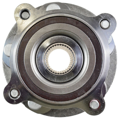 Front view of Front Wheel Bearing And Hub Assembly Direct Fit For 2007 2021 Toyota Tundra 4WD And 2008 2022 Toyota Sequoia 4WD