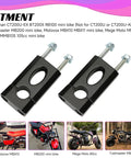 Mini Bike Handlebar Risers Beefy 7 By 8 Inch 22mm Replacement Compatible With Coleman dirt bikes, durable aluminum risers with bolts