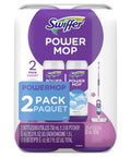PowerMop Liquid Floor Cleaner Refills Fresh Scent 2 Count Mopping Fluid Replacement Bottles No Bucket Needed Multi Surface And Wood Cleaner For Spray Mops, 2 bottles
