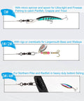 40 Piece Ball Bearing Fishing Swivels With Interlock Snaps Pro Grade Must Have Saltwater Gear Stainless Steel Black Nickel Finish High Strength To Prevent Line Twist And Deliver Smooth 360 Degree Rotation for #0# #1#/#2# #3#/#4# rigs