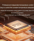 Next Level Counter Slick Semi Automatic Espresso Machine Featuring Precision Temperature Control, showcasing PID temperature control chip.