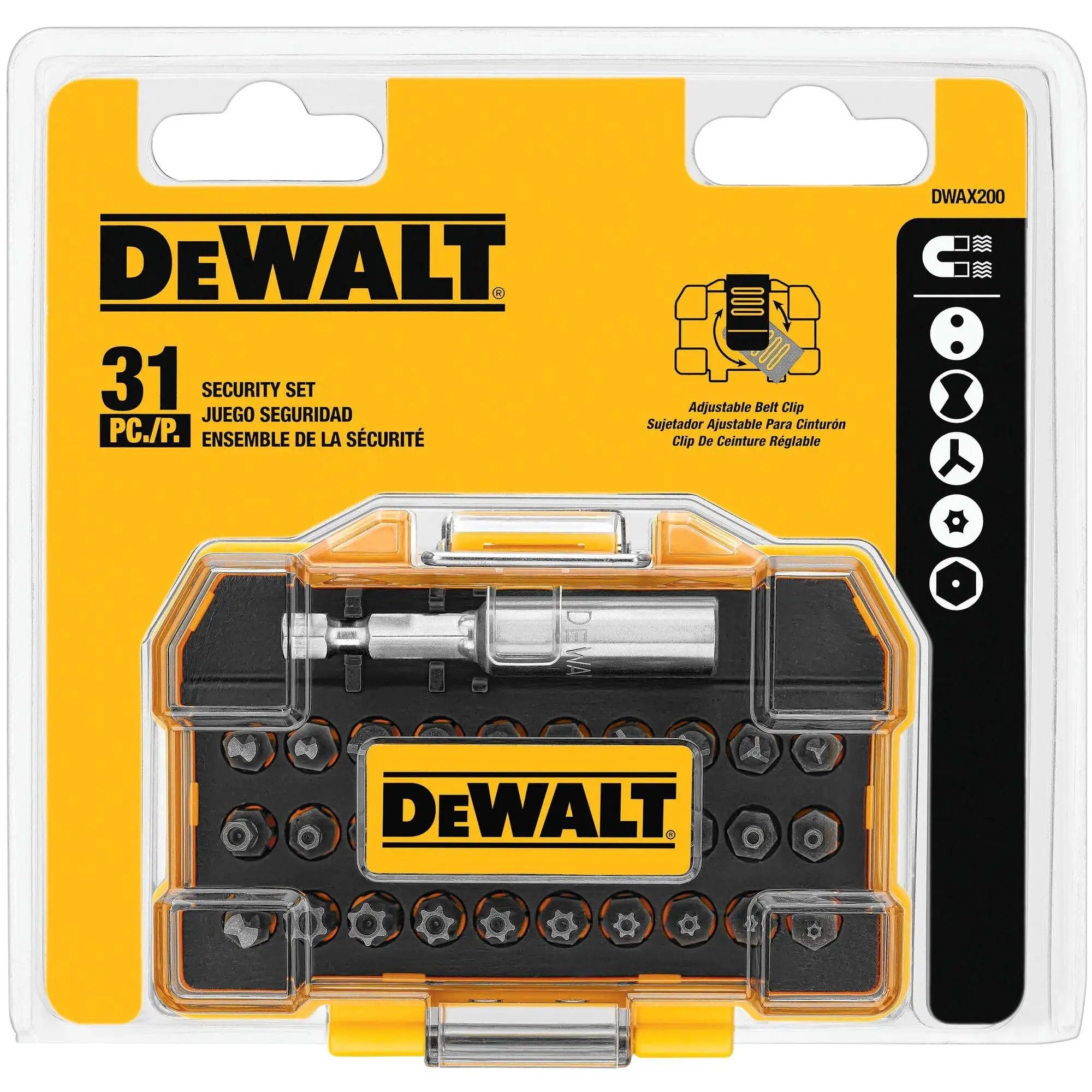 Go-To Security Bit Set: 31-Piece Tamperproof