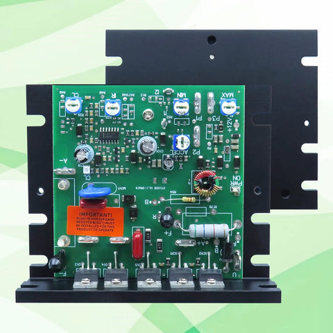 Plug And Play 120V DC Motor Speed Controller For SCR Drives Direct Replacement For KBIC120 Compatible With PM Shunt And Universal Motors Easy Install Drive Chassis Upgrade, PCB on chassis