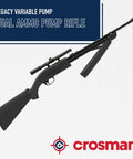 Variable Pump Action Air Rifle 177 Caliber With Dual Ammo System BB Reservoir And Pellet Loader 4x15 Scope