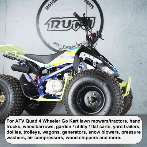 ATV with Beefed-Up Universal Inner Tube for 18x8.50-8 and 18x9.50-8 Tires With TR-13 Straight Valve in showroom