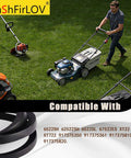 Heavy Duty Three Eighths Inch By Thirty Three Inch Driver Belt Replacement For Lawn Mowers And Tractors shown in use
