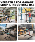 Adjustable Mobile Work Table 32 To 50 Inches Height And Angle Adjustable, Versatile Workbench for Home Garage or Workshop