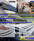 Heavy Duty Front And Rear Wiper Blades For 2002 Through 2006 Gmc Envoy 22 Inch Oem Fits Chevy Trailblazer Yukon Suburban with rubber and steel.