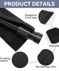 Neoprene Shop Vac Hose Cover For Car Detailing Keeps Your Ride Paint And Interior Safe From Scratches And Scuffs Fits 1.5 To 2.2 Inch Hoses