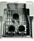 Internal view of Top Notch Variable Frequency Drive for motor control showing mounting components, energy-efficient build.