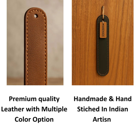 Full Grain Leather Drawer Handles For Cabinets And Dressers Handmade Durable Leather Cabinet Hardware With Pre Made Holes