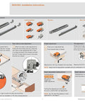 Go-To 15 Inch Tandem Drawer Slide Kit With Soft Close installation instructions